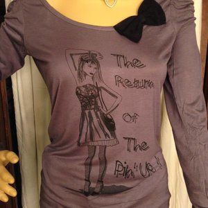 Graphic Long Sleeve Tee Shirt